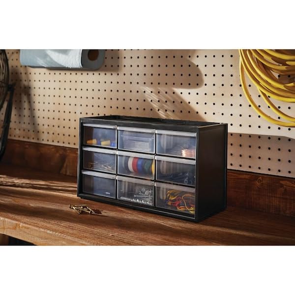 CRAFTSMAN Storage Organizer Bin System, 9 Compartment, Plastic (CMST40709)