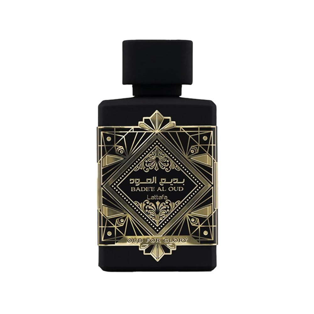 Lattafa Bade'e Al Oud for Glory for Unisex Eau de Parfum Spray, 3.4 Ounce Lattafa