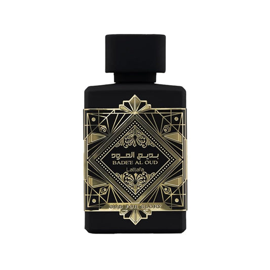 Lattafa Bade'e Al Oud for Glory for Unisex Eau de Parfum Spray, 3.4 Ounce Lattafa