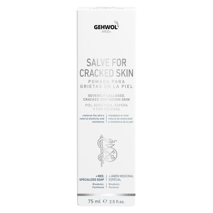 Gehwol Med Salve for Cracked Skin, 75 ml., transparent