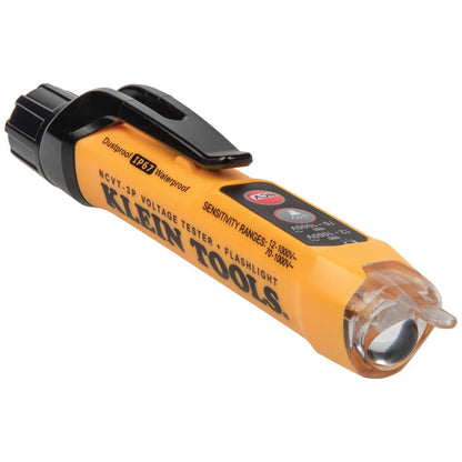 Klein Tools CL120VP Electrical Voltage Test Kit with Clamp Meter, Three Testers, Test Leads, Pouch and Batteries