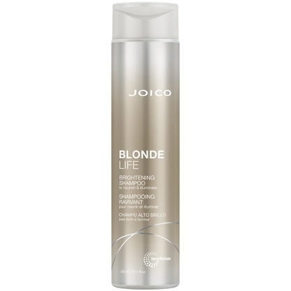 Joico Blonde Life Brightening Blonde Shampoo or Conditioner, Neutralizes Brassy Tones, Protect and Strengthen Bleached Hair, Anti Frizz with Coconut Oil, Sulfate Free Joico