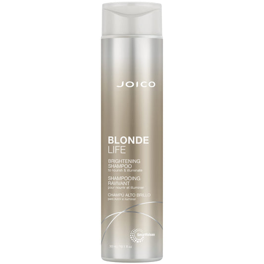 Joico Blonde Life Brightening Blonde Shampoo or Conditioner, Neutralizes Brassy Tones, Protect and Strengthen Bleached Hair, Anti Frizz with Coconut Oil, Sulfate Free Joico