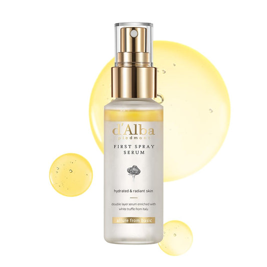 d'alba Piedmont Italian White Truffle First Spray Serum, Vegan Skin Care, Hydrating Face Moisturizer, Glow Serum for Radiant Skin, Non Comedogenic, All In One Mist, Korean skincare, 50ml