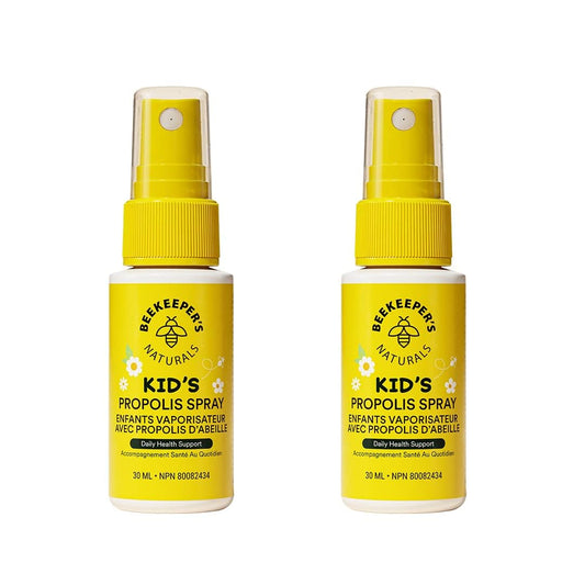 BEEKEEPER'S NATURALS Propolis Throat Spray for Kids - 95% Bee Propolis Extract - Natural Immune Support & Sore Throat Relief - Has Antioxidants & Gluten-Free, 1.06 oz (Pack of 2) (Kids Propolis, 2 Pack)