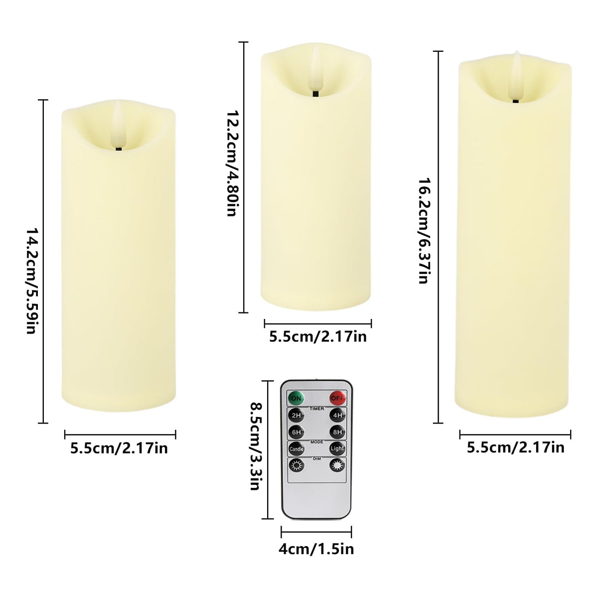 WREXCS 24 Pcs Flameless LED Candles, Battery Operated with Remote and Timer 🍁 All In One Marketplace Canada