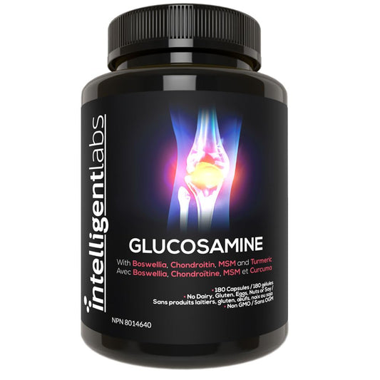 Triple Strength Glucosamine Sulfate Complex 1500mg, With Boswellia, Chondroitin, MSM and Turmeric - Available at All In One Marketplace Canada