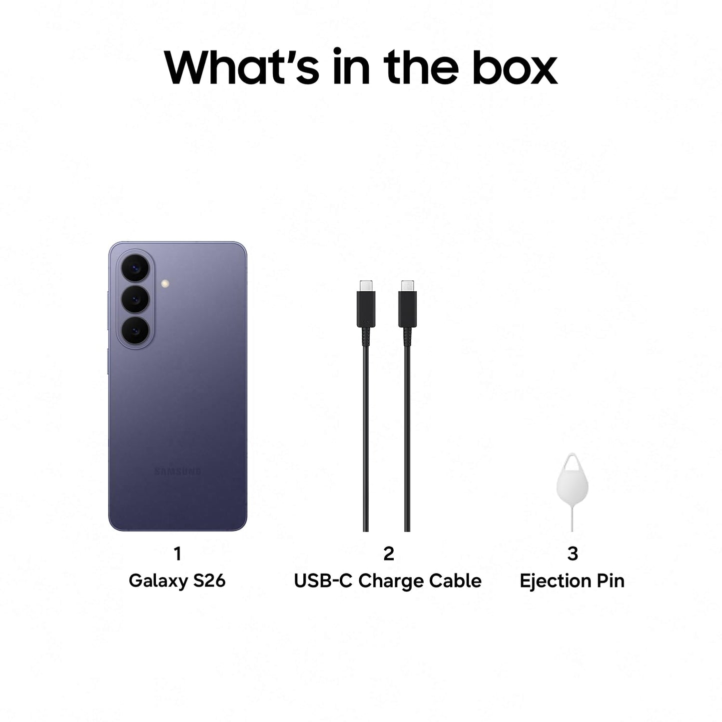 Samsung Galaxy S26 5G - Cobalt Violet, 256GB (CAD Version & Warranty, Unlocked) - 6.3" Privacy Display, Snapdragon 8 Elite Gen5, 50MP, Photo Assist with Galaxy AI - Financing Available 🍁 All In One Marketplace Canada