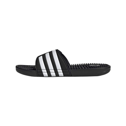 adidas Unisex-Adult Adissage, Core Black/White/Core Black, 11