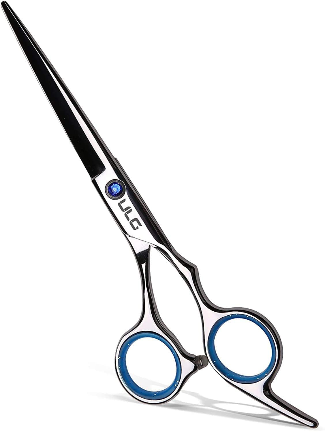 Hair Cutting Scissors, ULG Professional Hair Scissors 6.5 inch Right-Hand Razor Edge Barber Shears Salon Hair Cutting Shears Made of Japanese Stainless Steel, Hand Sharpened Blue - Available at All In One Marketplace Canada