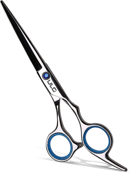 Hair Cutting Scissors, ULG Professional Hair Scissors 6.5 inch Right-Hand Razor Edge Barber Shears Salon Hair Cutting Shears Made of Japanese Stainless Steel, Hand Sharpened Blue - Available at All In One Marketplace Canada