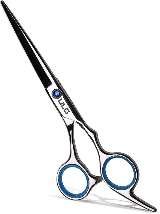 Hair Cutting Scissors, ULG Professional Hair Scissors 6.5 inch Right-Hand Razor Edge Barber Shears Salon Hair Cutting Shears Made of Japanese Stainless Steel, Hand Sharpened Blue - Available at All In One Marketplace Canada