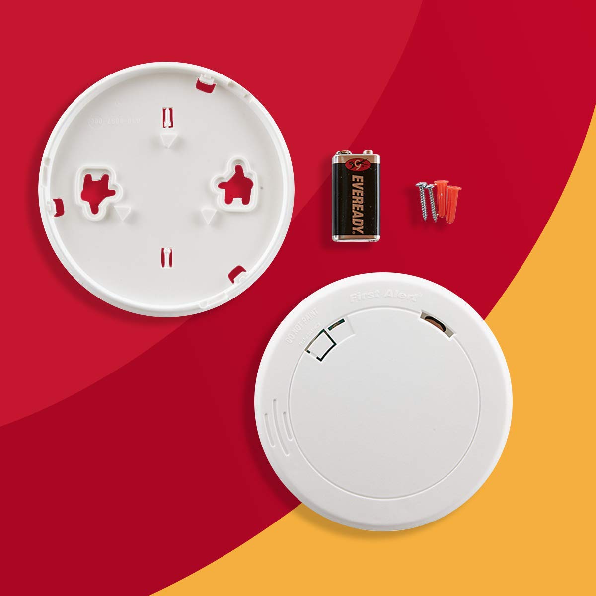 First Alert PR700A Slim Series Battery Powered Photoelectric Smoke Alarm - Available at All In One Marketplace Canada