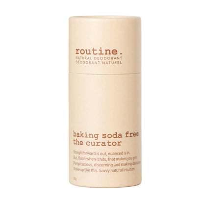 Routine Natural Deodorant|The Curator: Eucalyptus, Geranium, Black Spruce & Cocoa|Sensitive Skin Formula, Aluminum Free, Natural Deodorant for Women & Men, Deodorant Stick, 50 grams Routine