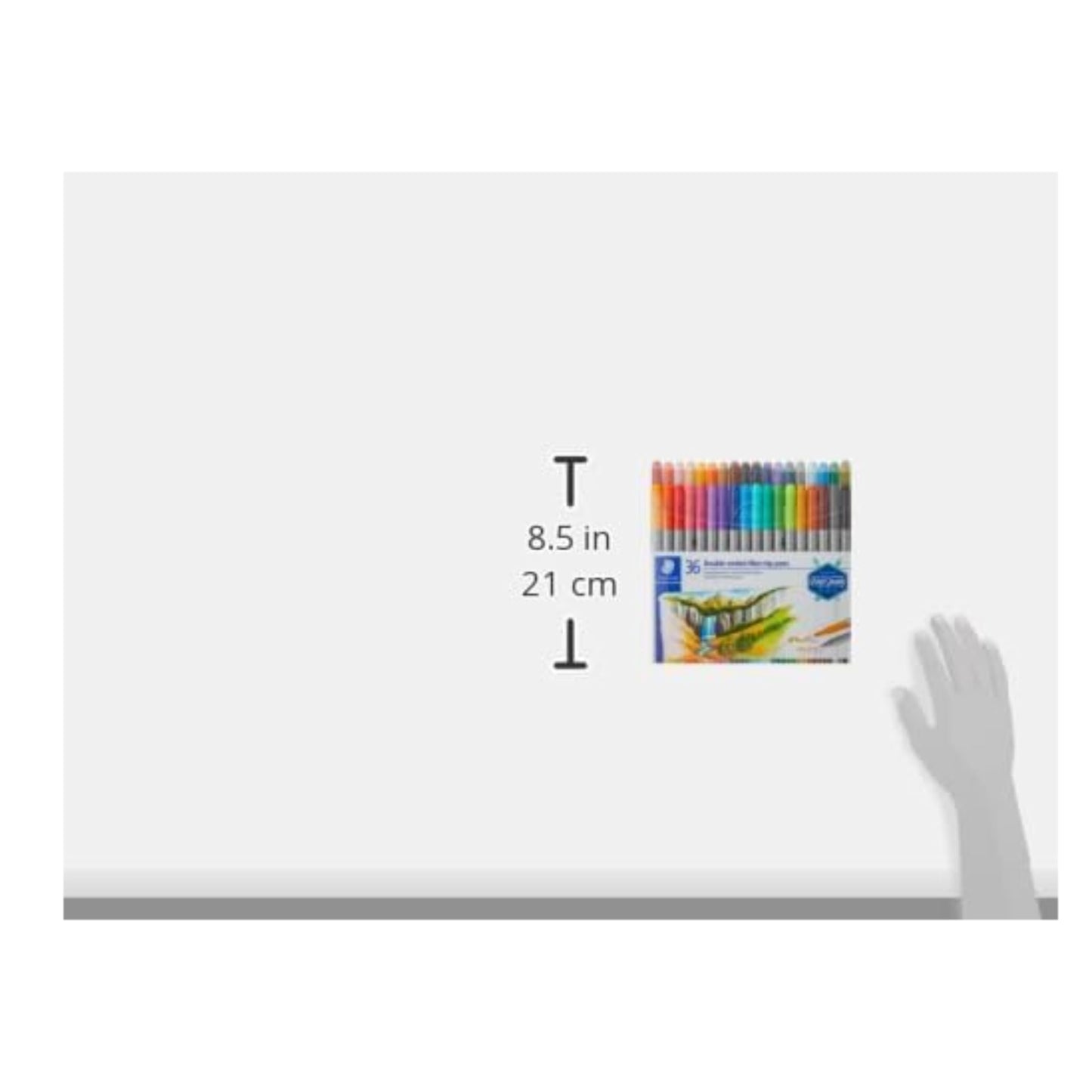 STAEDTLER Double-Ended Fibre-Tip Pens: Set of 36 Assorted Colours - Fine & Bold Writing and Colouring Tips - Washable Ink - Low Odour - School, Office or Home - Kids, Adults, Artists, All Skill Levels - Available at All In One Marketplace Canada