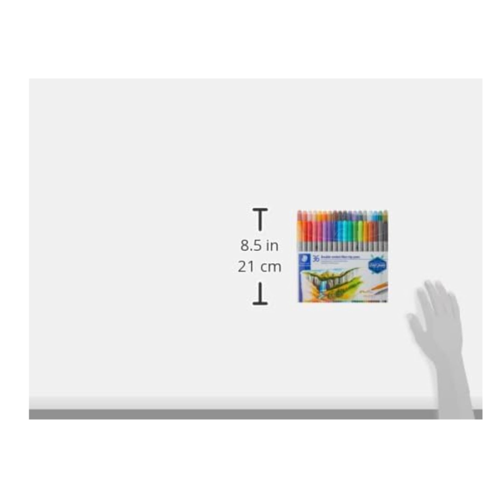 STAEDTLER Double-Ended Fibre-Tip Pens: Set of 36 Assorted Colours - Fine & Bold Writing and Colouring Tips - Washable Ink - Low Odour - School, Office or Home - Kids, Adults, Artists, All Skill Levels - Available at All In One Marketplace Canada