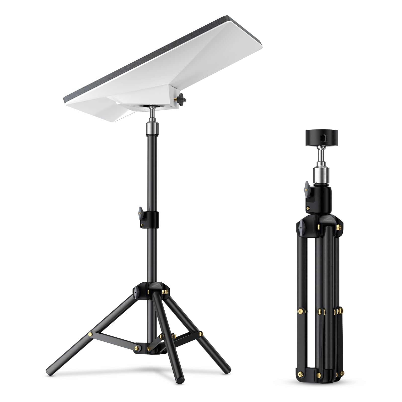 for Starlink Mini Tripod with Adapter(for Both 2025 New&Old Version), Adjustable Tripod Mount for Starlink Mini Dish, Portable Stand Mounting Kit for Star Link Mini Accessories for Outdoor Camping RV