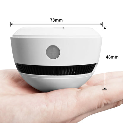 10-Year Battery Smoke Detector for Home | 85dB Fire Alarm, Military-Grade Photoelectric Sensor Reduces 70% False Alarms | Passed CE/ULC Tests | Easy Install (Adhesive/Screws) (1)