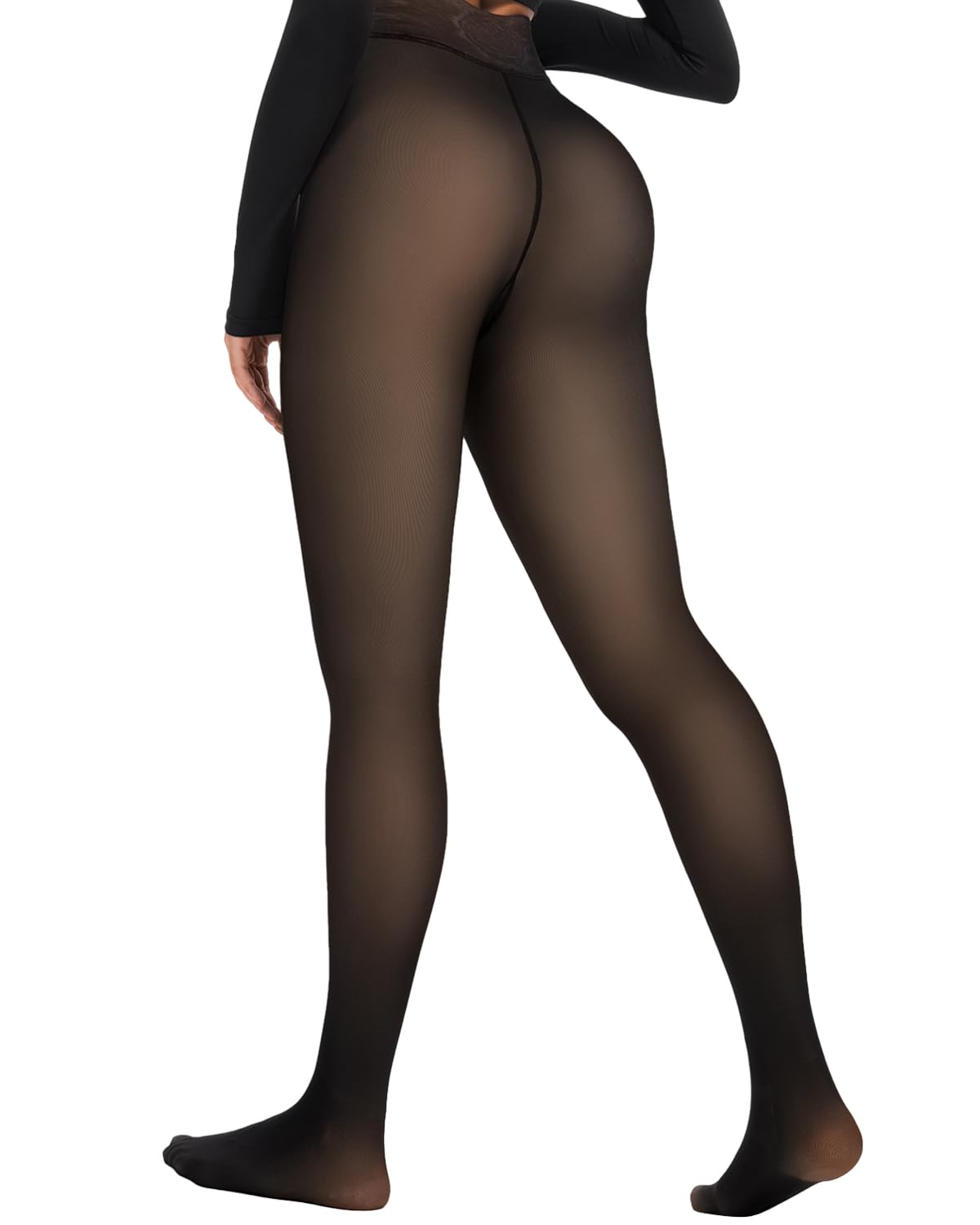 JS LifeStyle Fleece Lined Tights Leggings for Women Thermal One Seam 🍁 All In One Marketplace Canada