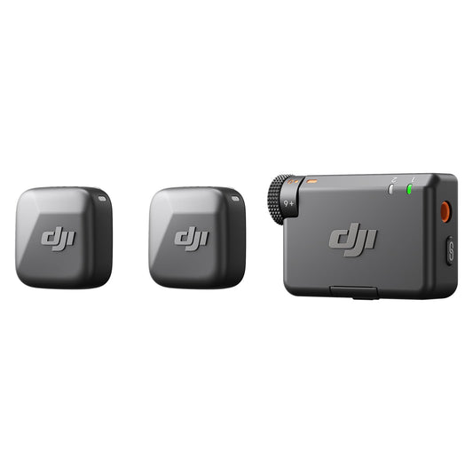 DJI Mic Mini (2 TX + 1 RX), Detail-Rich Audio, Wireless Lavalier Microphone for iPhone/Camera/Android, 2-Person Vlog, Team Production