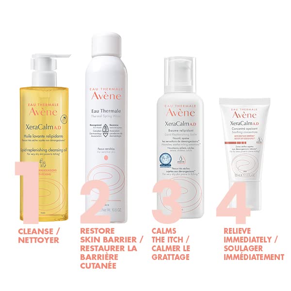 Eau Thermale Avene XeraCalm A.D Cleansing Oil, Fragrance-free, 400 ml