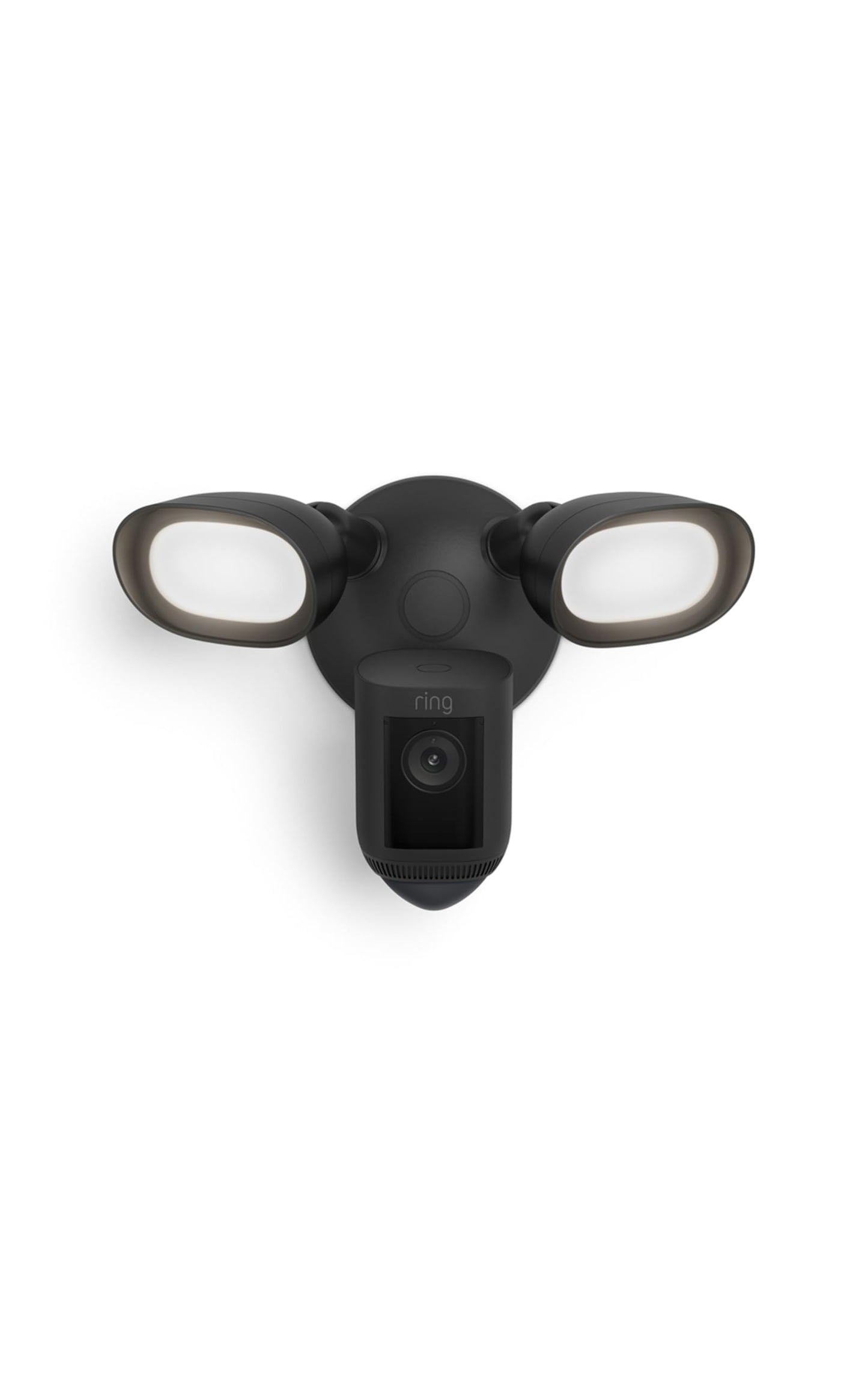 Ring Floodlight Cam Wired Pro with Bird’s Eye View and 3D Motion Detection, Black