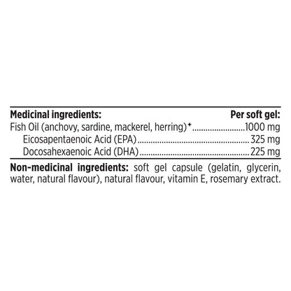 Nordic Naturals Ultimate Omega SoftGels - Omega-3 Supplement, Concentrated Fish Oil With More DHA and EPA, Supports Heart Health, Brain Development and Overall Wellness, Lemon, 120 Count