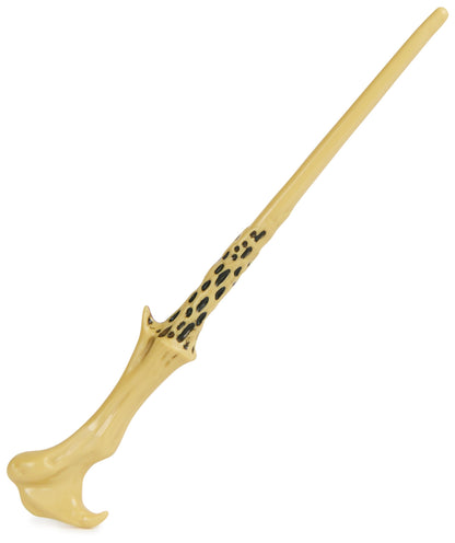 Wizarding World Harry Potter, baguette de collection magique de Voldemort de 30,5 cm avec socle et icône moulée sous pression, objets magiques, accessoire pour costumes d'Halloween