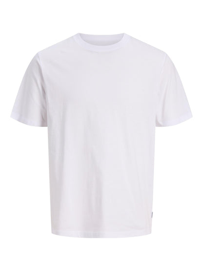 JACK & JONES Men's Regular Fit T-Shirt JJEORGANIC Basic TEE SS O-Neck NOOS White Large JACK & JONES
