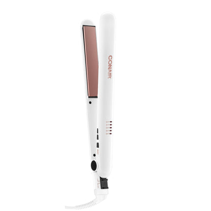 Conair Double Ceramic Hair Straightener Flat Iron with 1 Inch Floating Plates 5 Heat Settings up to 410°F Professional Styling Tool for Frizz-Free Straight Hair - Available at All In One Marketplace Canada