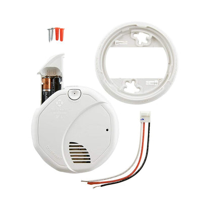 First Alert 3120BA Hardwire Dual Photoelectric and Ionization Sensor Smoke Alarm with Battery Backup