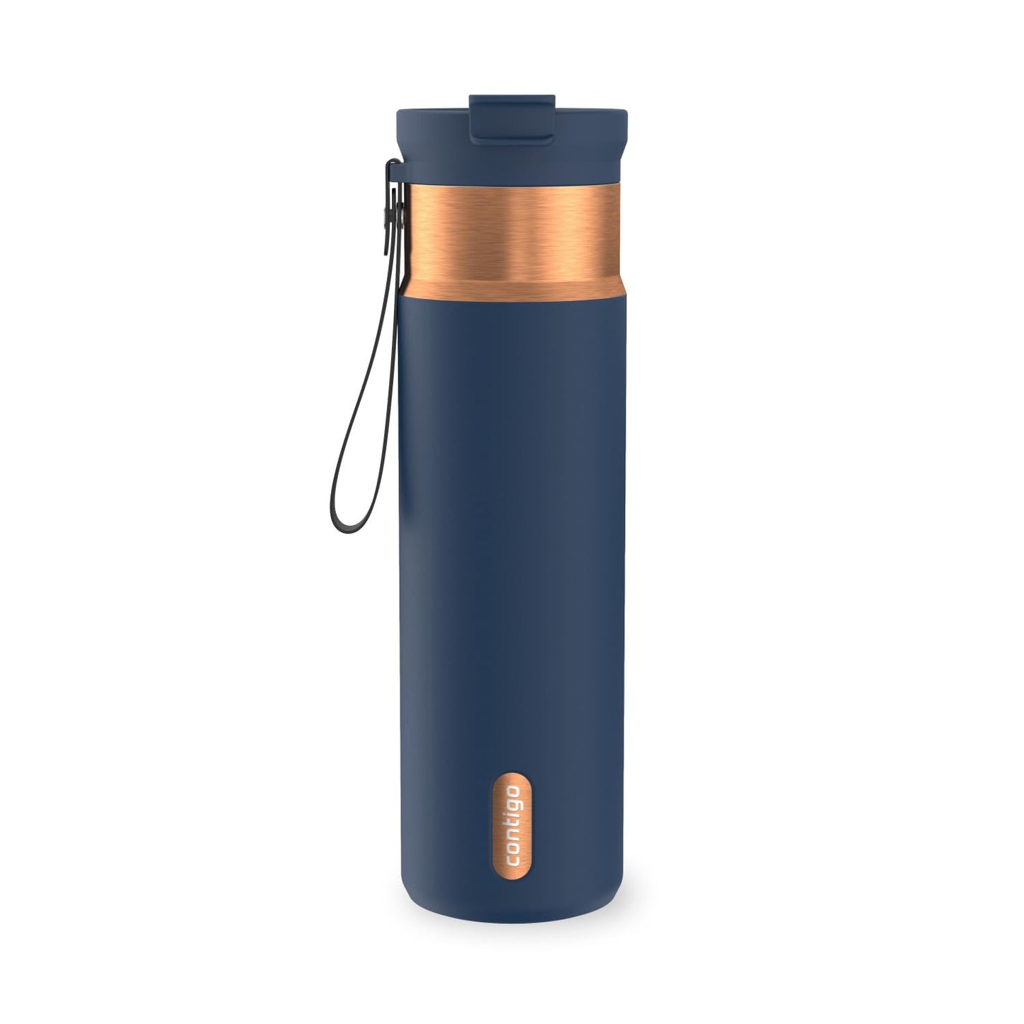 Contigo DualSip 24 oz Water Bottle w/Carry Strap & 2-Way Lid (Drink from Straw or Spout) | Vacuum-Insulated Stainless Steel for Cold Drinks | 100% Leakproof | BPA & Lead-Free | Dishwasher Safe 🍁 All In One Marketplace Canada