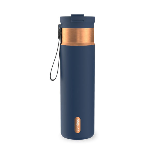 Contigo DualSip 24 oz Water Bottle w/Carry Strap & 2-Way Lid (Drink from Straw or Spout) | Vacuum-Insulated Stainless Steel for Cold Drinks | 100% Leakproof | BPA & Lead-Free | Dishwasher Safe 🍁 All In One Marketplace Canada Contigo