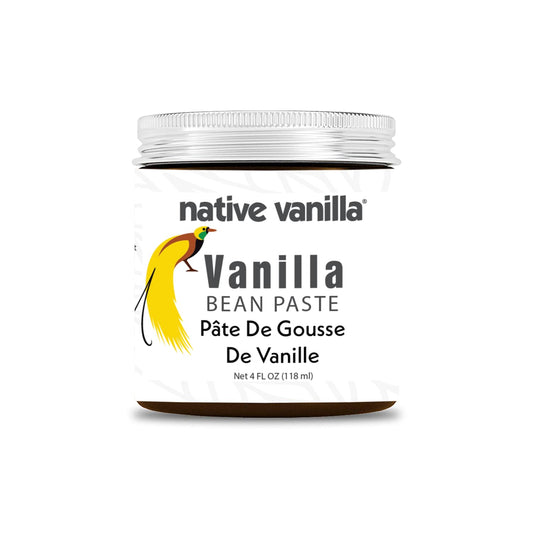 Native Vanilla - All Natural Pure Vanilla Bean Paste 118 ml (4 oz) - For Chefs and Home Cooking, Baking, and Dessert Making - Available at All In One Marketplace Canada