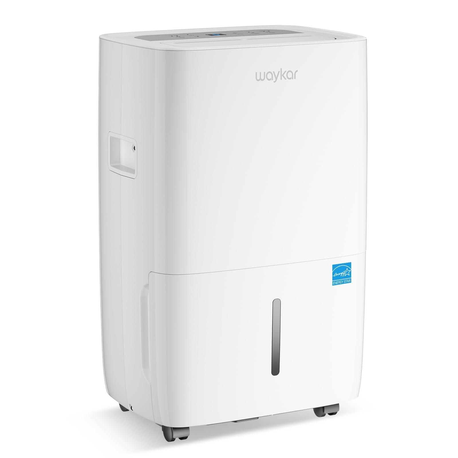 Waykar 80 Pints 2025 Energy Star Dehumidifier for Spaces up to 5,500 Sq. Ft for Basement and Home, Large Room with Drain Hose and 1.14 Gallons Water Tank - Available at All In One Marketplace Canada