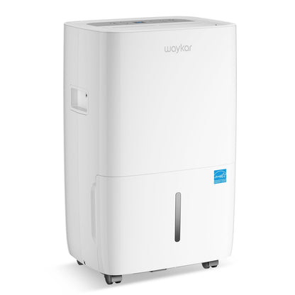 Waykar 80 Pints 2025 Energy Star Dehumidifier for Spaces up to 5,500 Sq. Ft for Basement and Home, Large Room with Drain Hose and 1.14 Gallons Water Tank - Available at All In One Marketplace Canada