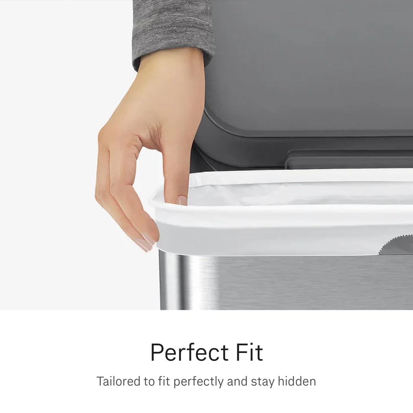 simplehuman Code H 200 Count, Dispenser Pack Custom Fit Liners, Drawstring Trash Bags, 30-35L / 8-9 Gallons, White 🍁 All In One Marketplace Canada