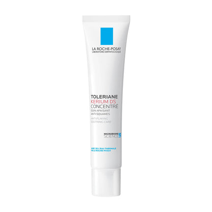 La Roche Posay Face Moisturizer, Toleriane Kerium DS Concentrate Moisturizer for Oily, Flaky, Red Skin. Hydrating Oil-Free Lotion, Suitable for Sensitive Skin & Dermatologist Recommended, 40mL La Roche-Posay