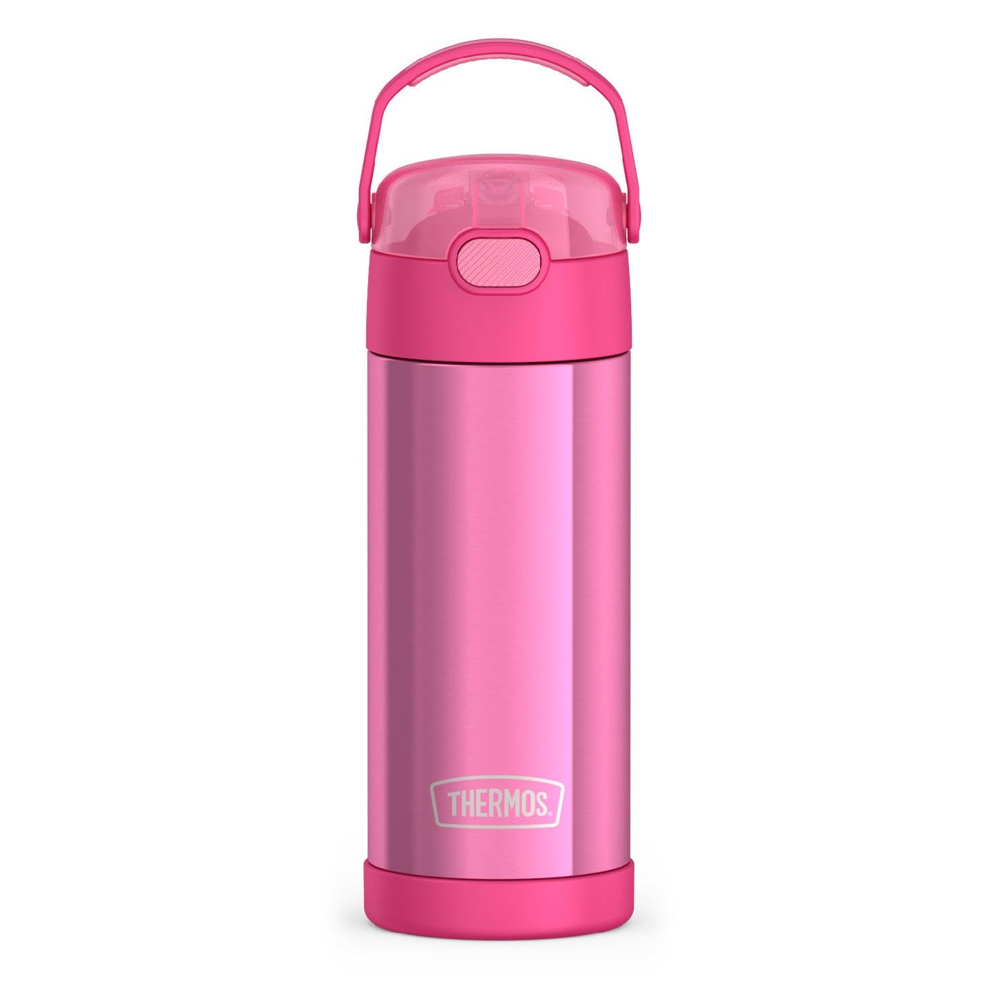 THERMOS FUNTAINER Water Bottle with Straw, 14oz, Pink