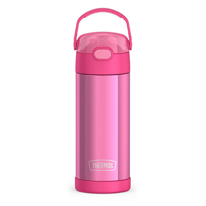 THERMOS FUNTAINER Water Bottle with Straw, 14oz, Pink