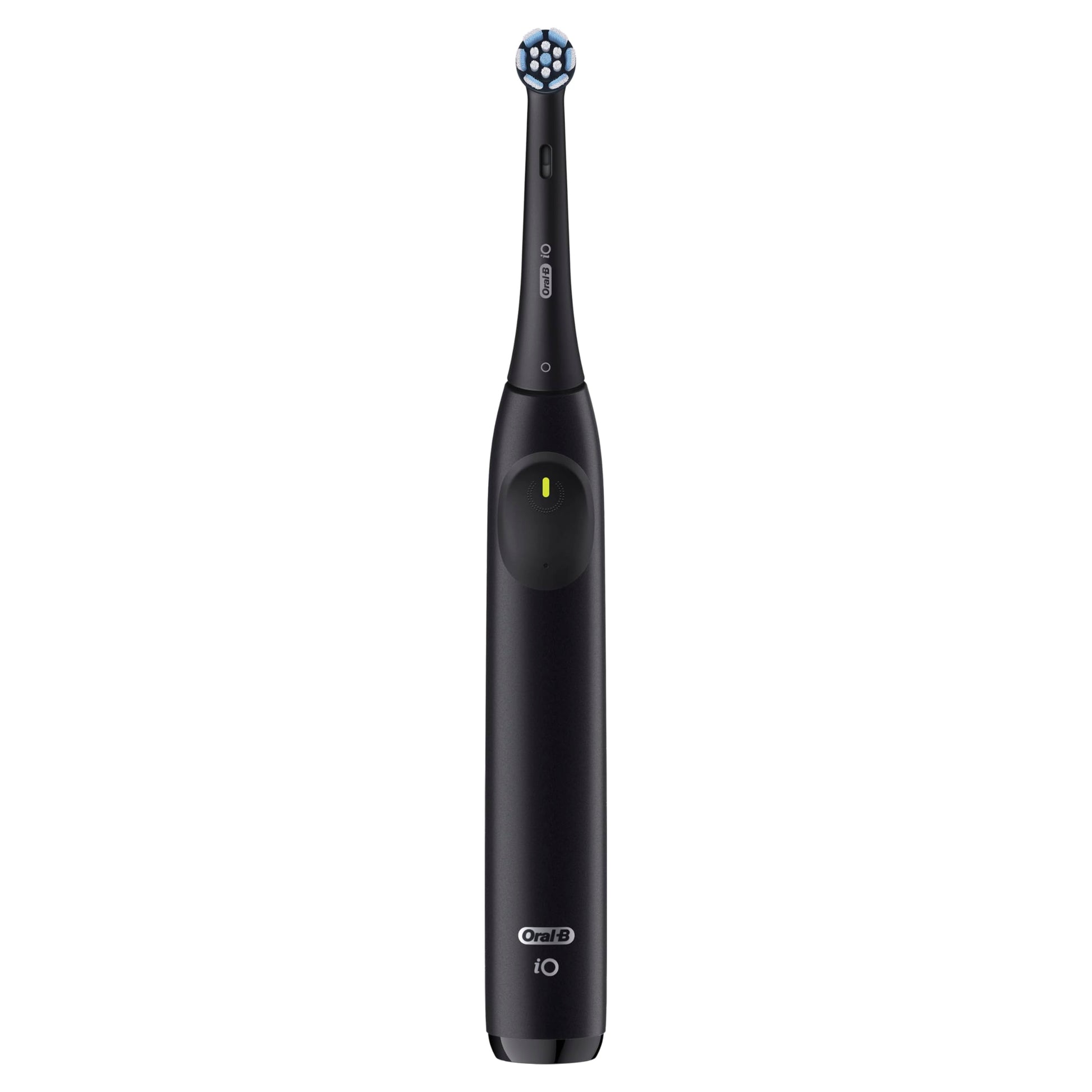Oral-B iO2 Electric Toothbrush, for an Easy Switch to Electric, Night Black, Rechargeable Electric Toothbrushes, iO Series 2 Starter Kit with 1 Power Toothbrush and 2 Brush Heads - Available at All In One Marketplace Canada