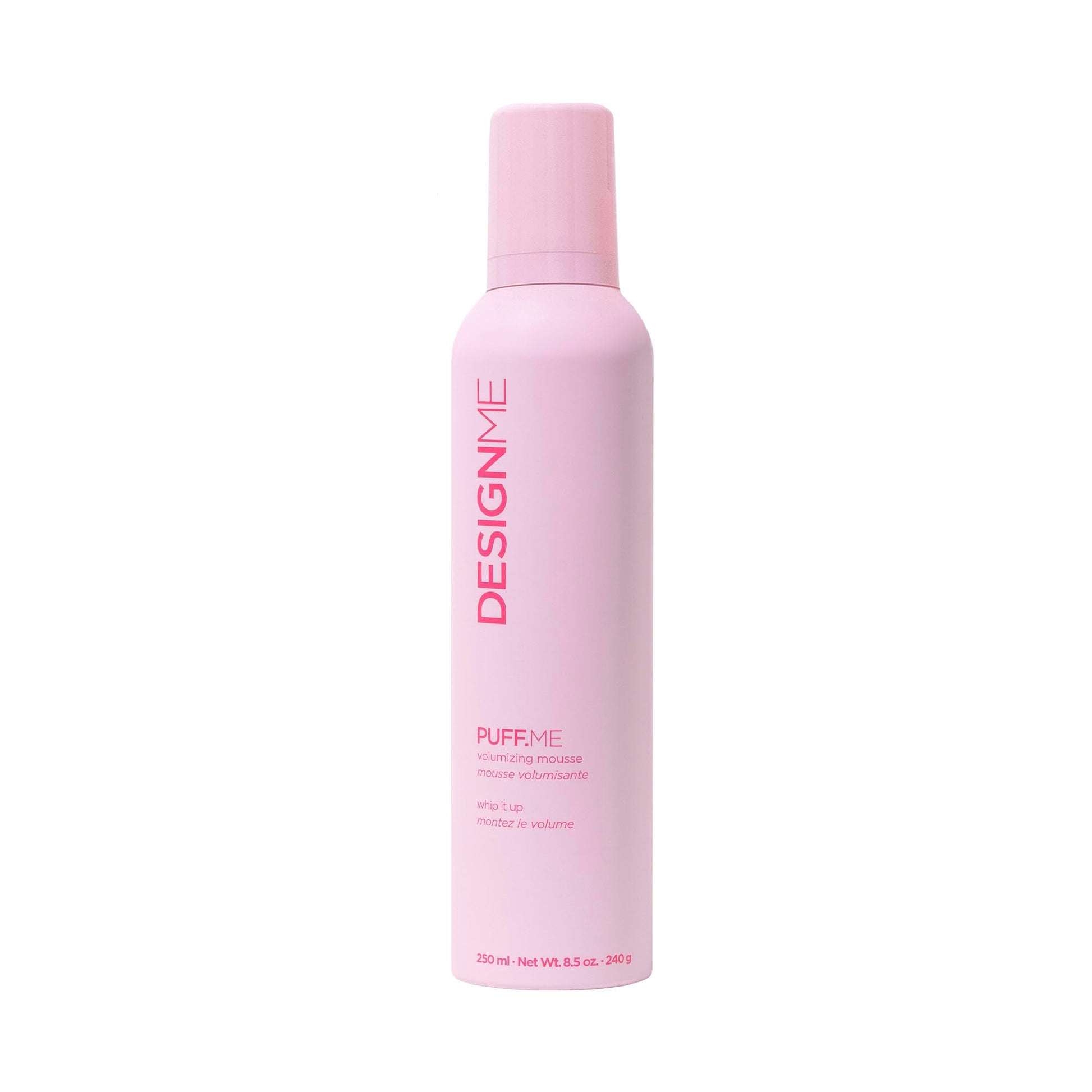 DESIGNME PUFF.ME Hair Mousse | Volumizing Mousse, Flexible Hold, Adds Body & Bounce | Heat Protection | Without Paraben, Sulfate & Alchohol | Volumizer for Fine Hair | Color Safe - Available at All In One Marketplace Canada