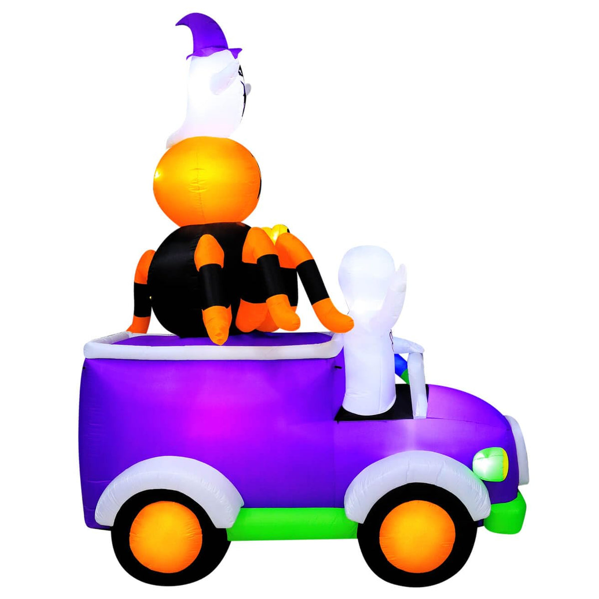 Camion gonflable d'Halloween Occasions de 3,2 m, 3,2 m de haut, multicolore