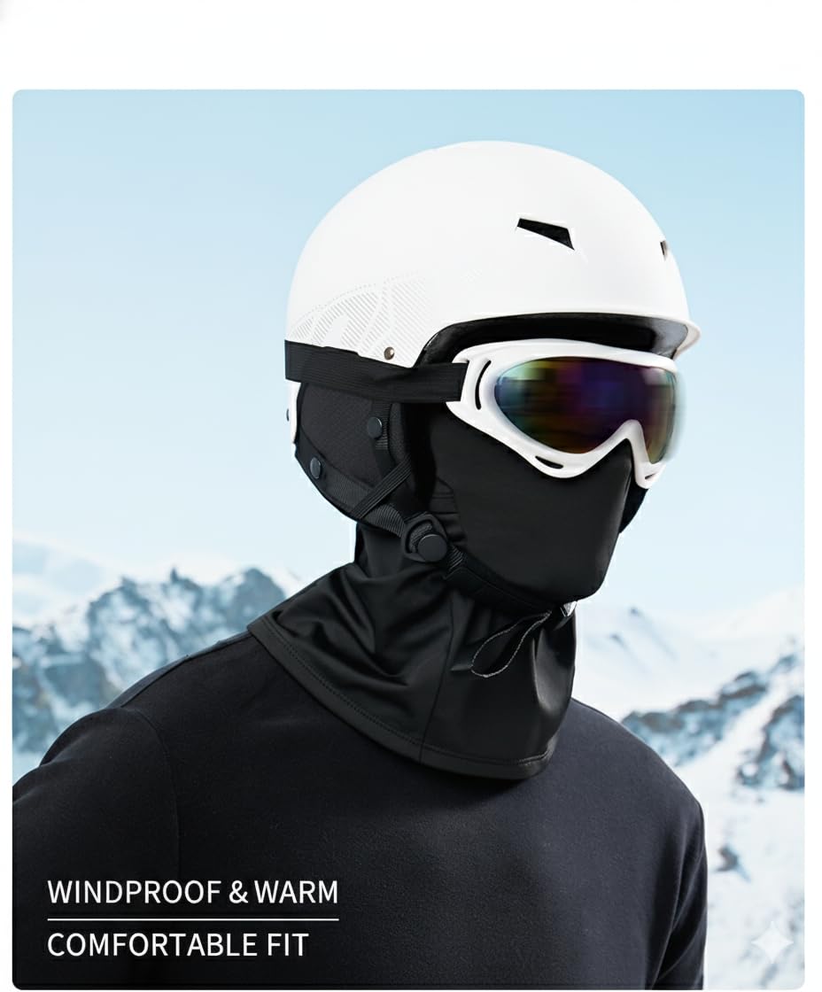 KENPMA 2-Pack Winter Balaclava Face Mask for Men & Women, Thermal Ski Mask for Cold Weather, Windproof Full Face Cover for Skiing, Snowboarding, Motorcycling, Ice Fishing, Running, Hiking Black 🍁 All In One Marketplace Canada