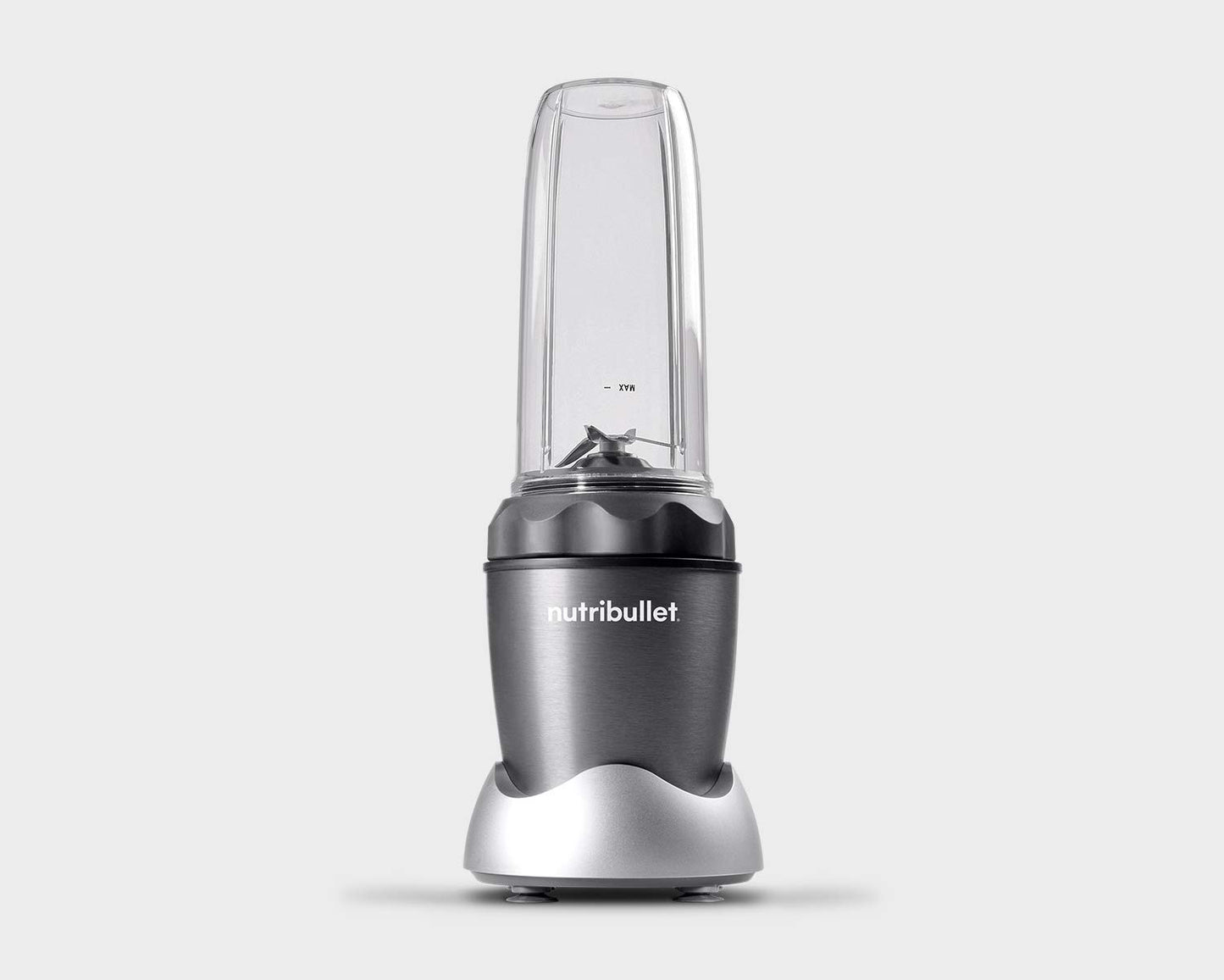 Nutri Bullet NB50100C Pro 1000 Single Serve Blender (1000W) 7-Piece Set, Dark Gray/Light Gray Skirt - Available at All In One Marketplace Canada