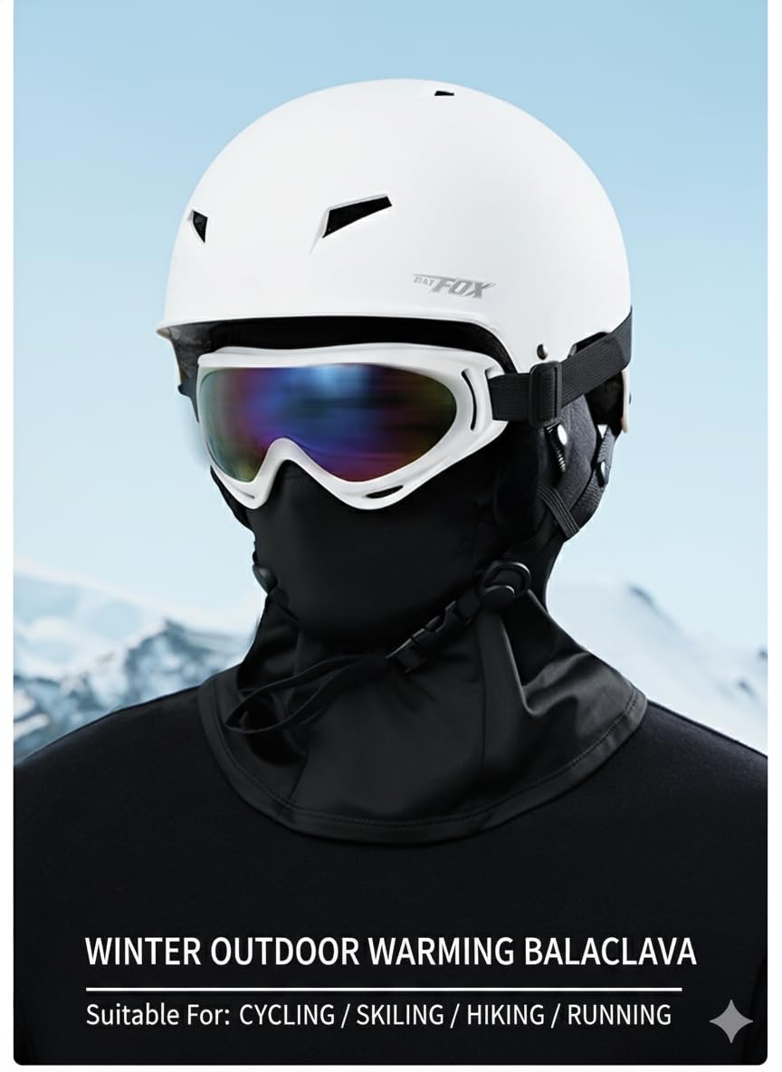 KENPMA 2-Pack Winter Balaclava Face Mask for Men & Women, Thermal Ski Mask for Cold Weather, Windproof Full Face Cover for Skiing, Snowboarding, Motorcycling, Ice Fishing, Running, Hiking Black 🍁 All In One Marketplace Canada