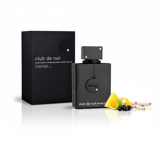 ARMAF S Club De Nuit Intense for Men Eau De Toilette Spray, 3.4 ounces, black, 106 ml / 3.6 oz (31470) - Available at All In One Marketplace Canada