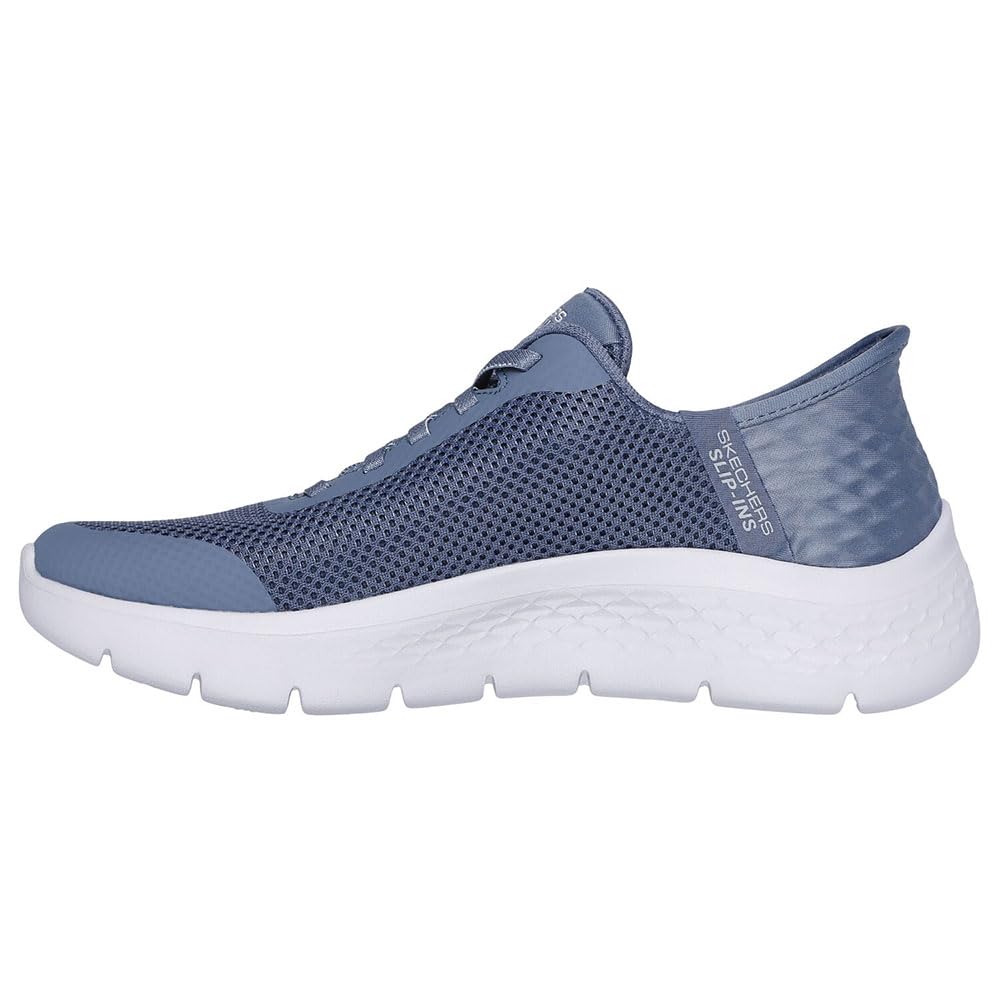 Skechers Women's Go Walk Flex Hands Free Slip-ins - Grand Entry, Blue, 8 🍁 All In One Marketplace Canada