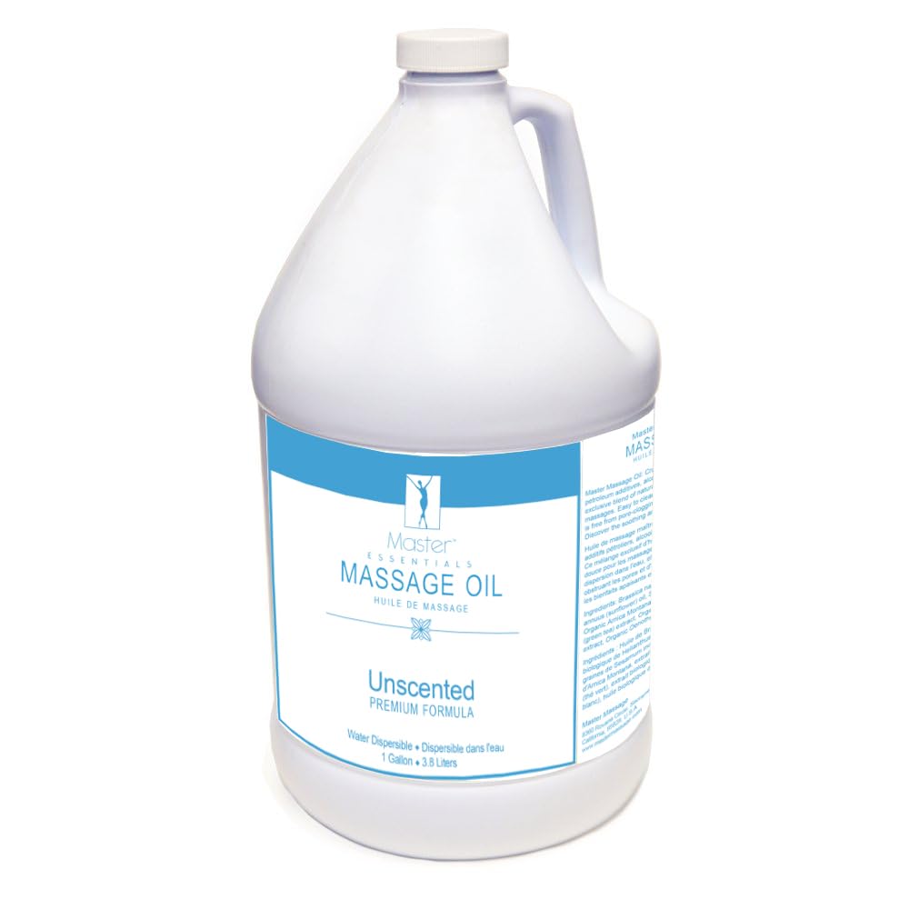 Master Massage Unscented Superior Grade Massage Oil in 1 Gallon Bottles Master Massage Equipment
