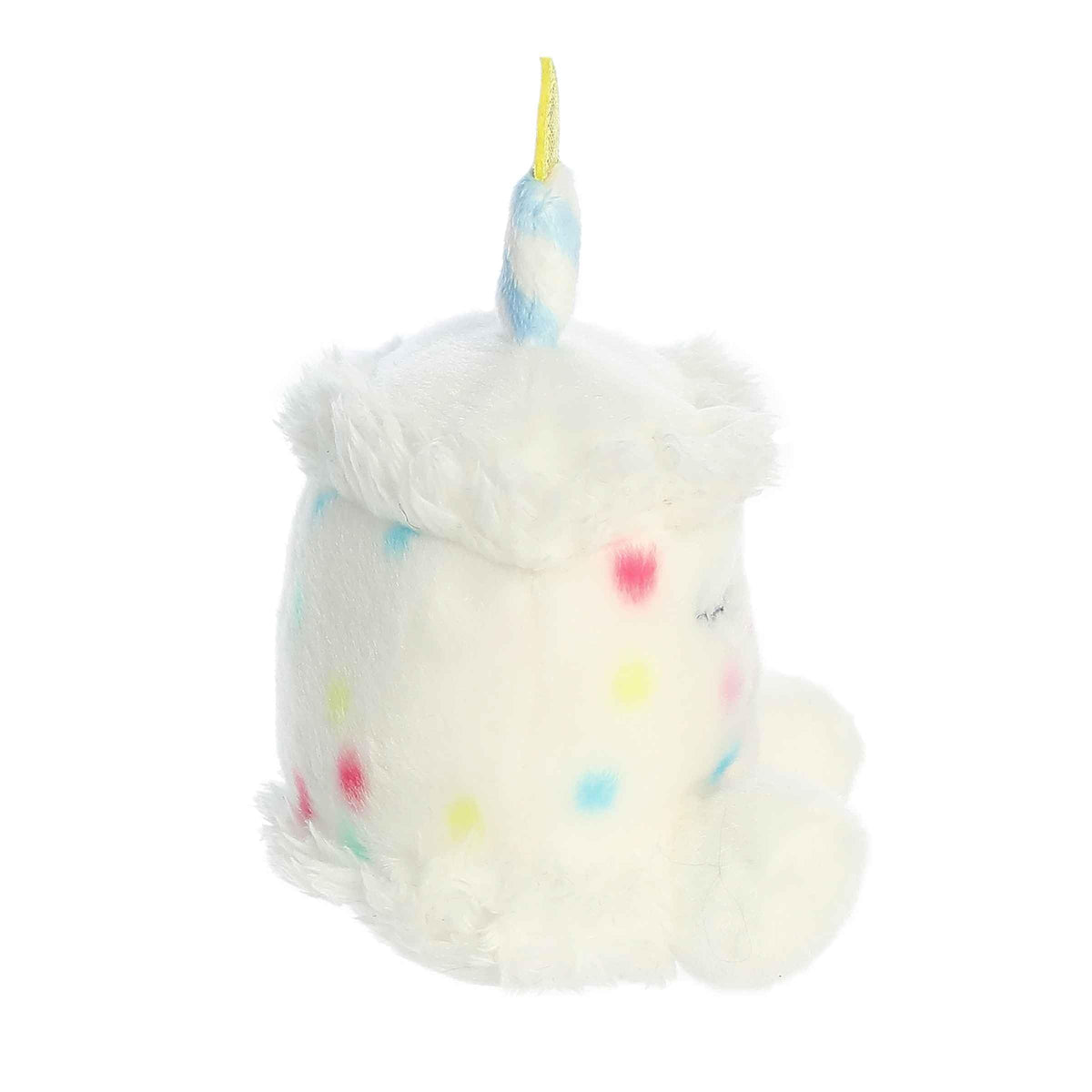 Aurora® Adorable Palm Pals™ Happy B'Day Cake Stuffed Animal - Fun Collectible Plush for Kids and Adult Collectors - Perfect for Decorating Rooms and Birthday Gifts - White 5.5 Inches 🍁 All In One Marketplace Canada